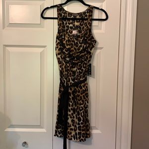 NWT Express Leopard Dress - Size Small